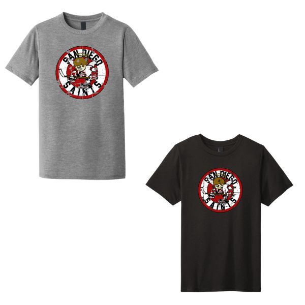 DISTRESSED ROUND SAINTS LOGO TRI-BLEND TEE (YOUTH)
