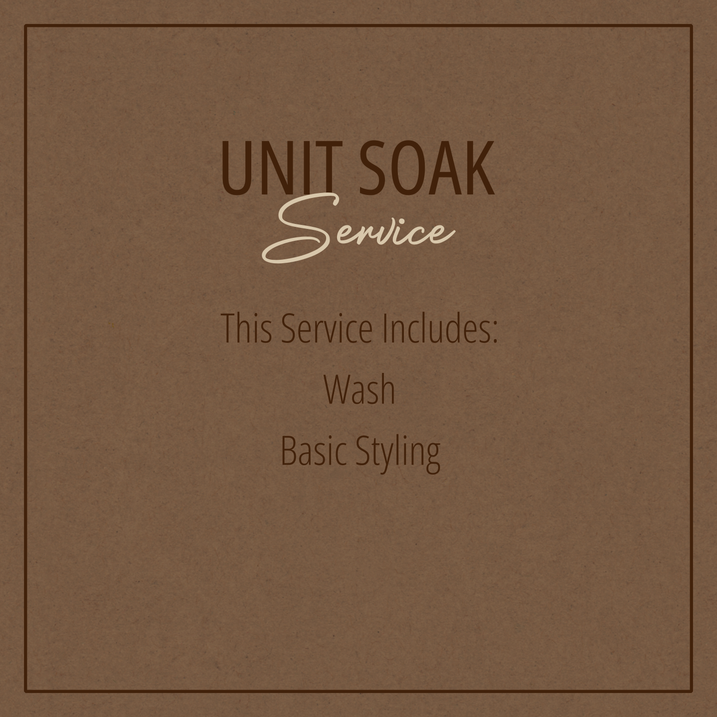 Unit Soak