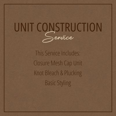 Custom Closure Unit Construction