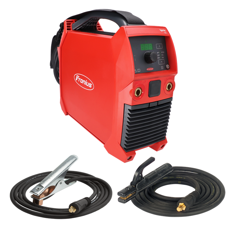 Fronius E-Hand / MMA Vorteilspaket - Ignis 150/EF Set, Elektrodenkabel 16mm2 4m 200A, Massekabel 16mm2 3m 200A/60%