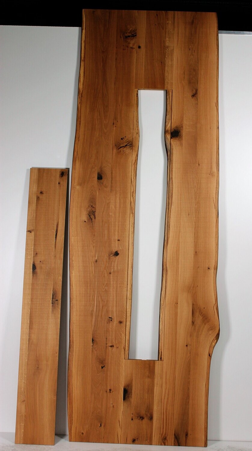 EssBAR Tischplatte - 300 cm - Baumkante - mit Barfunktion