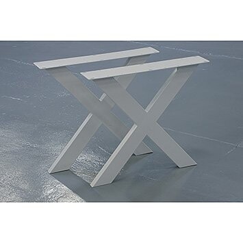 Tischgestell - Metall - X-Form