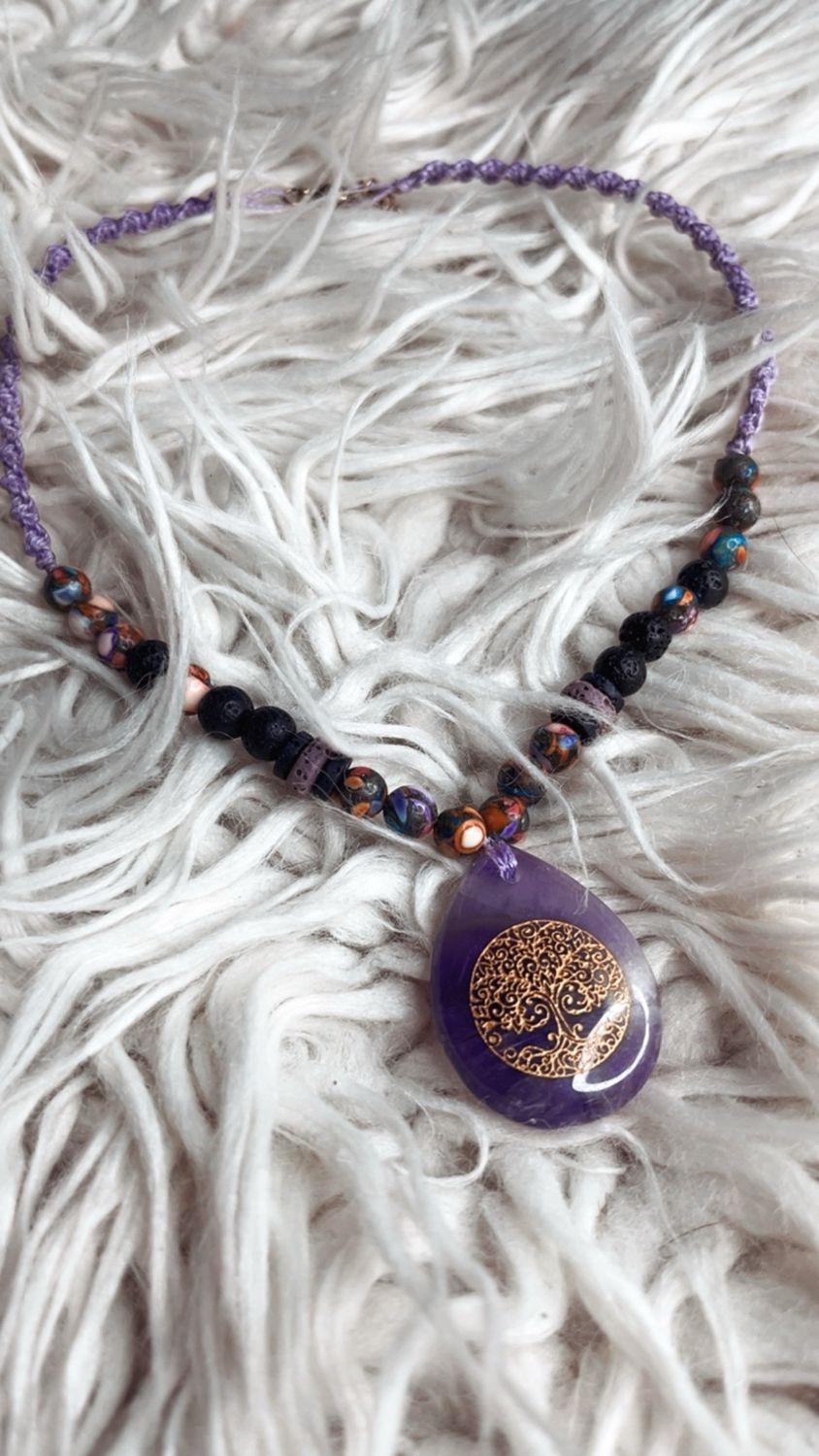 Lebensbaumkette Aventurin, Howlit &amp; Lavastein