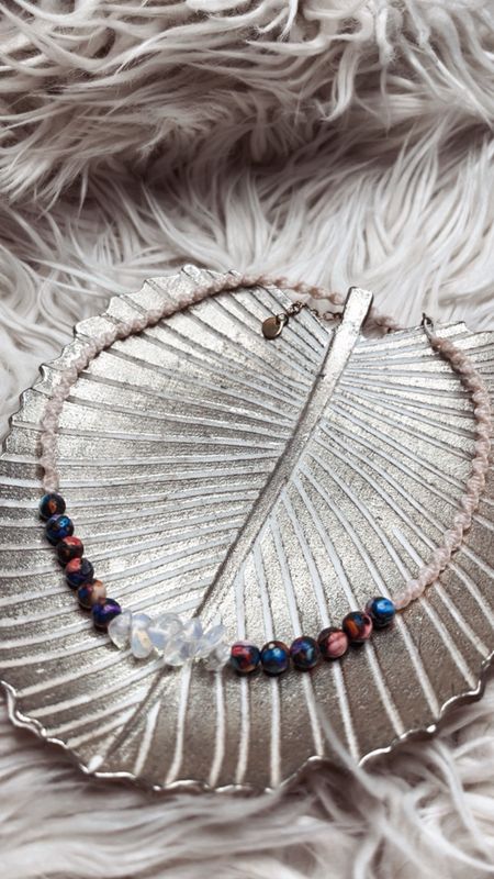 Opalkette Howlit &amp; Opal