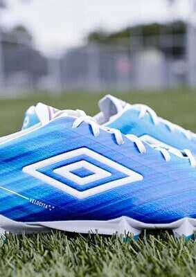 Umbro velocita , cyan blue/white