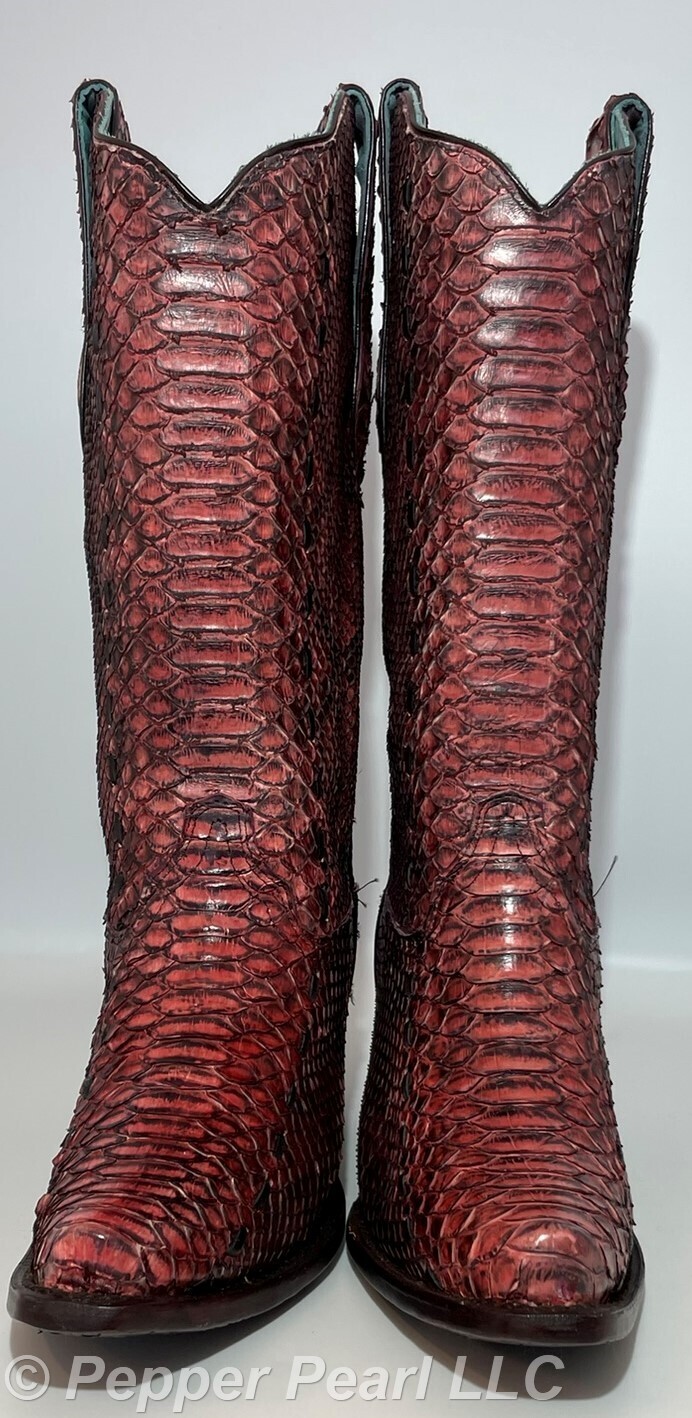 Corral Python snake skin western women's boots