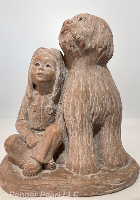 Austin Productions Inc M Besunder 1973 girl with sheepdog