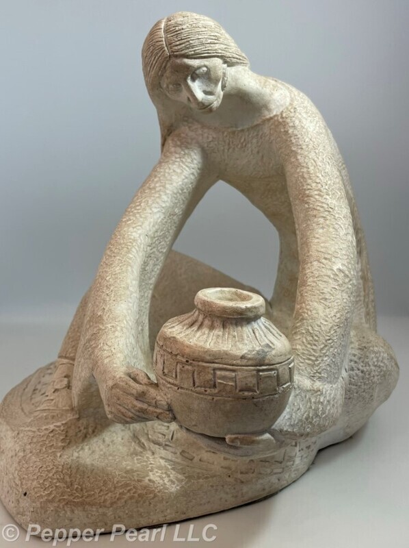 Austin Productions Inc Acoma woman statue