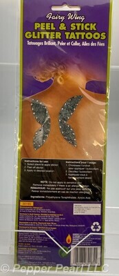 Fairy Wing Tattoo peel and stick glitter