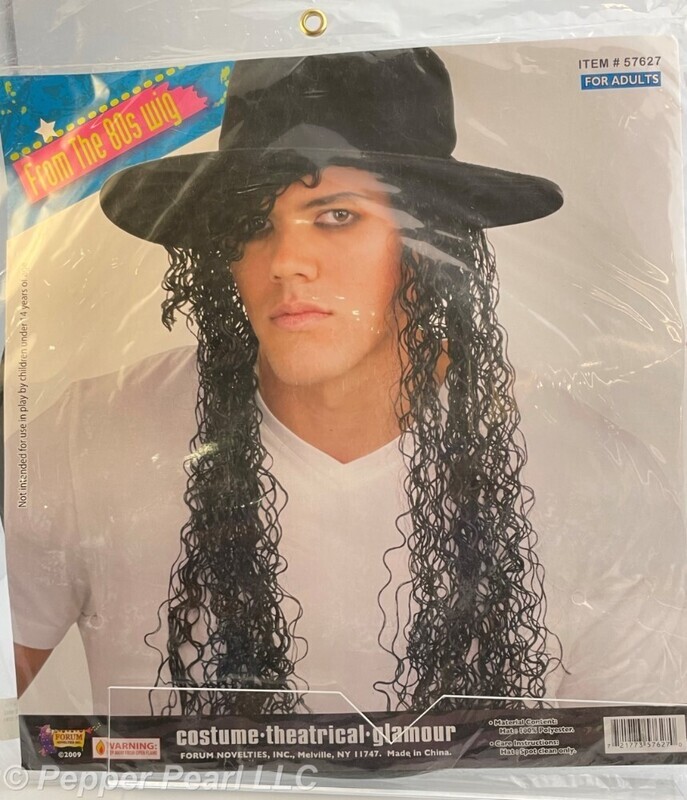 Adult From the 80s Costume Wig with Hat