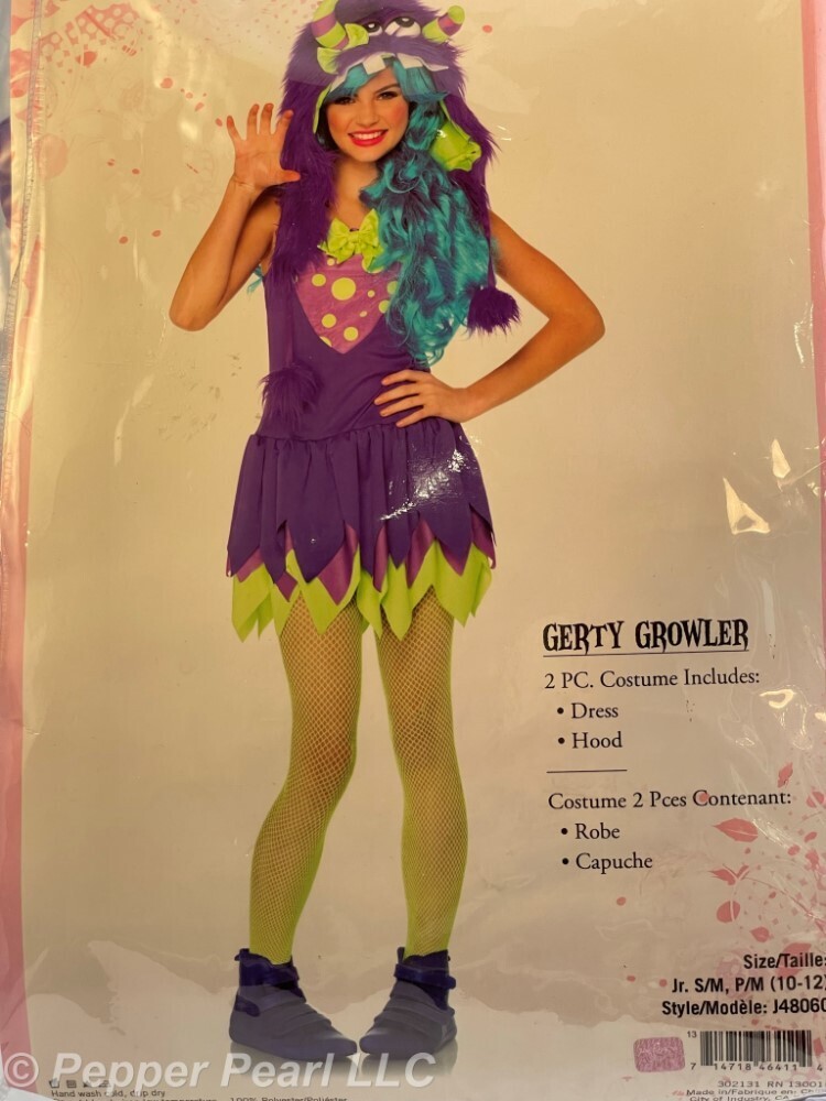 Juniors Colorful Monster Costume