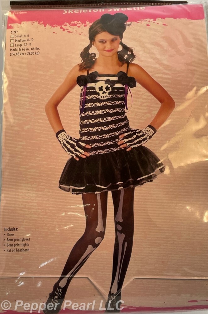 Childs Skeleton Sweetie Costume