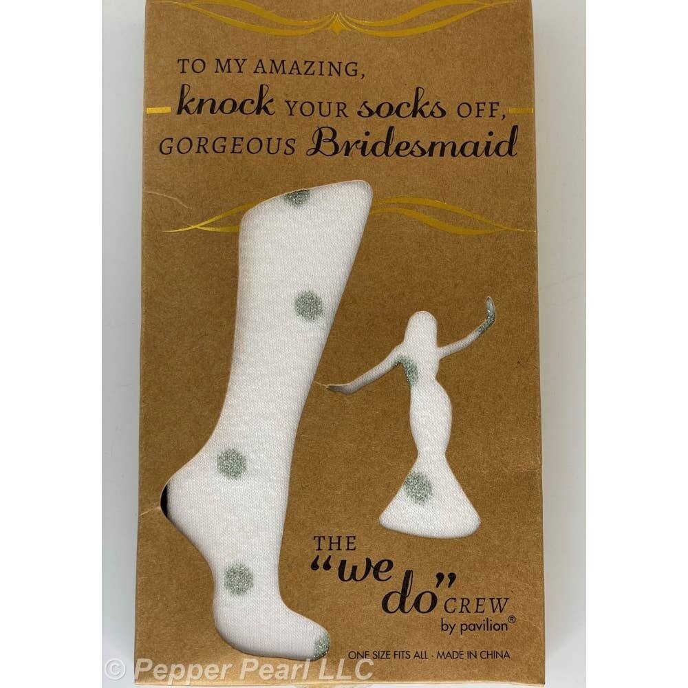 Bridesmaid Gift Socks Knock Your Socks Off Gorgeous