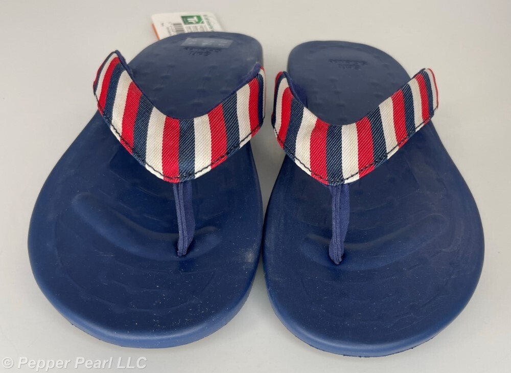 FLIP FLOP Thong Sandals Sizes 3-11 Red White and Blue Unisex