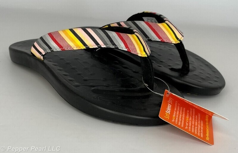 FLIP FLOP Sandals Sizes 4 to 11 Black Multi-color Unisex