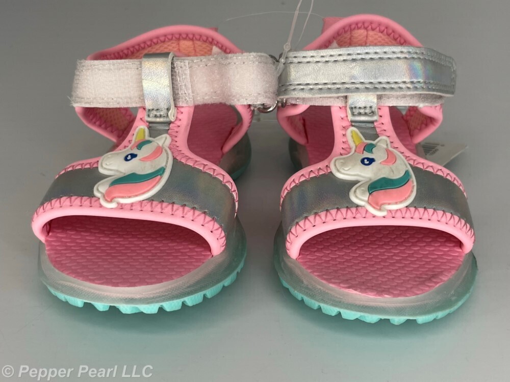 Carters Toddler Pink Unicorn Sandals Size 5