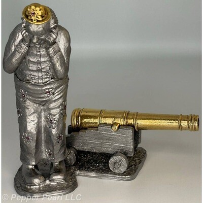 Michael Ricker Pewter 1st Casting 1996 Big Top Clowns Cannon