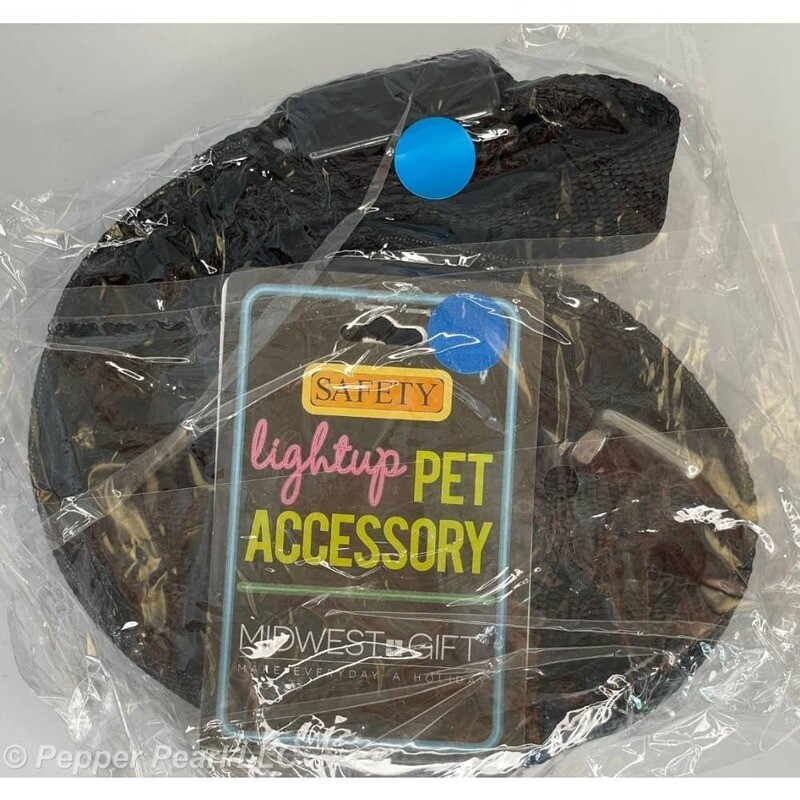 Pet Leash Safety LED Light Up Black 45 Inches
