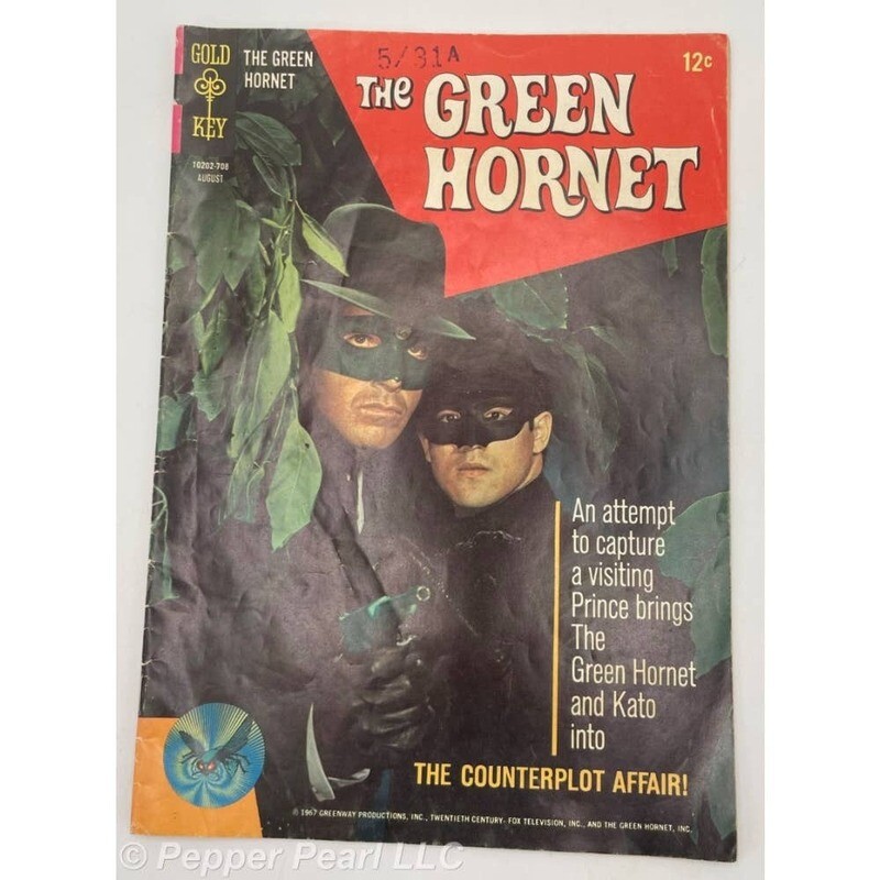 The Green Hornet August 1967 Golden Key Comic Number 3 Bruce Lee Van Williams