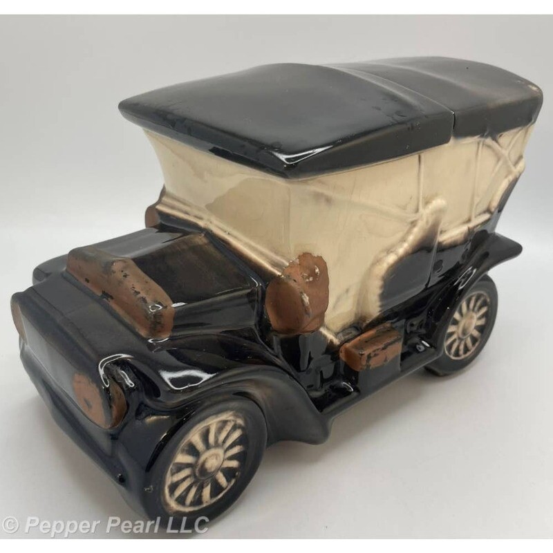 McCoy USA Ceramic Cookie Jar Model T Touring Car Mid Century