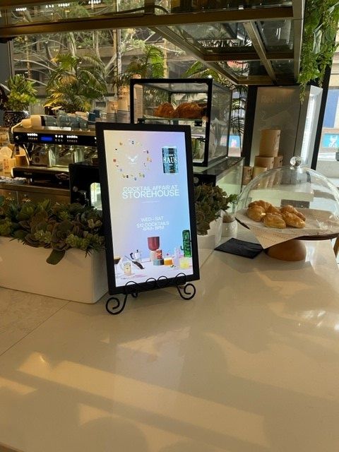 13" Counter Top Display - Landscape or Portrait Display