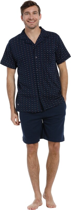 Pastunette shirt - Blauw combinatie
