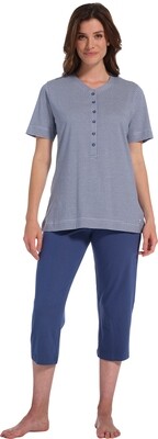 Pastunette pyjama 20231-138-4 Blauw combinatie