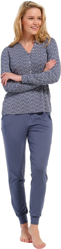 Pastunette pyjama - Blauw combinatie