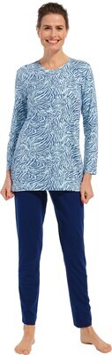 Pastunette pyjama 20232-160-2 Blauw combinatie