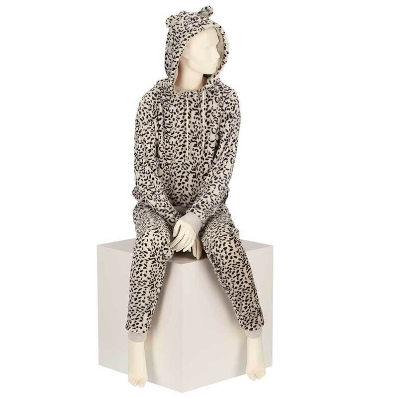 Apollo huispak - leopard Ecru combinatie