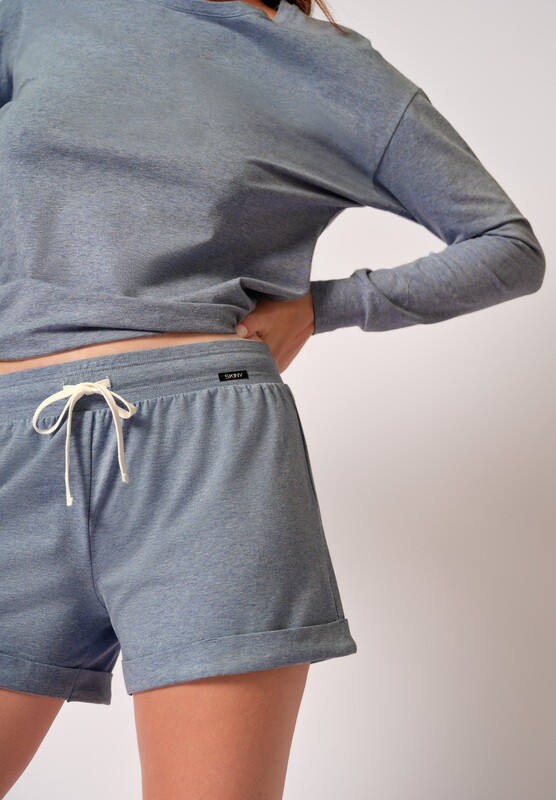 Skiny shorty - Licht blauw