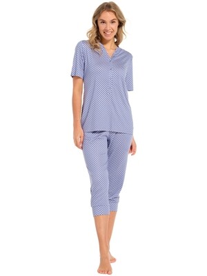 Pastunette pyjama 25241-310-4 Blauw combinatie