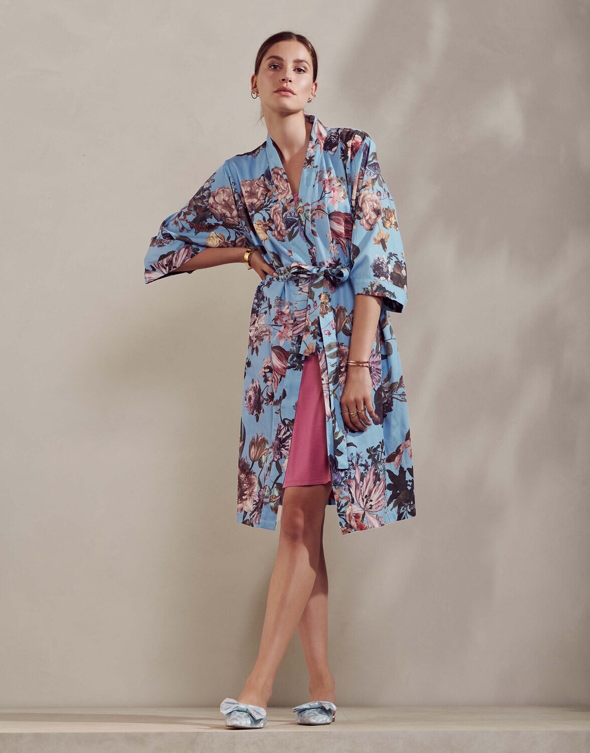 Essenza kimono - Blauw combinatie