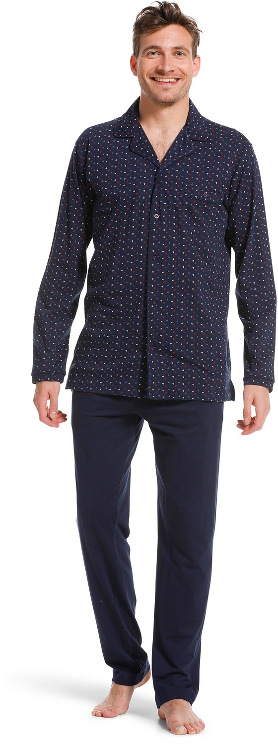 Pastunette shirt - Blauw combinatie