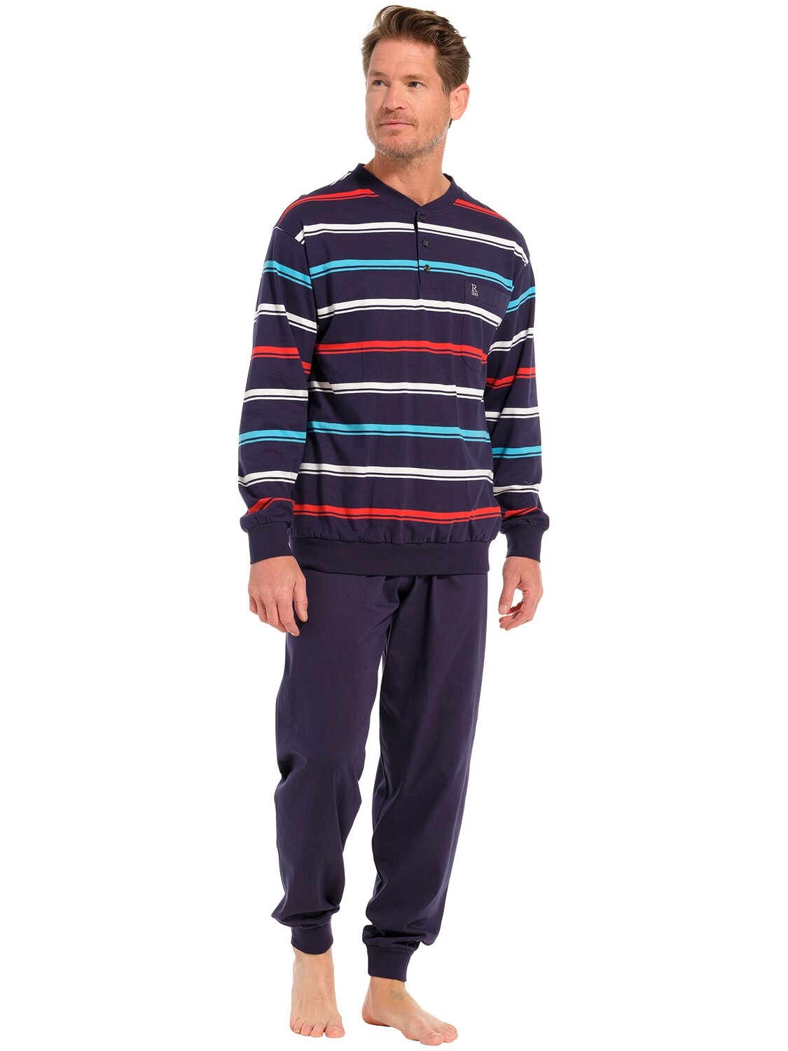 Robson pyjama - Blauw combinatie