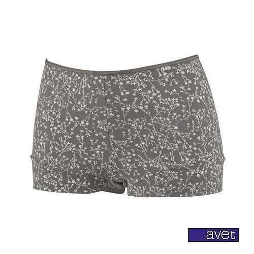 Avet short print - Grijs combinatie