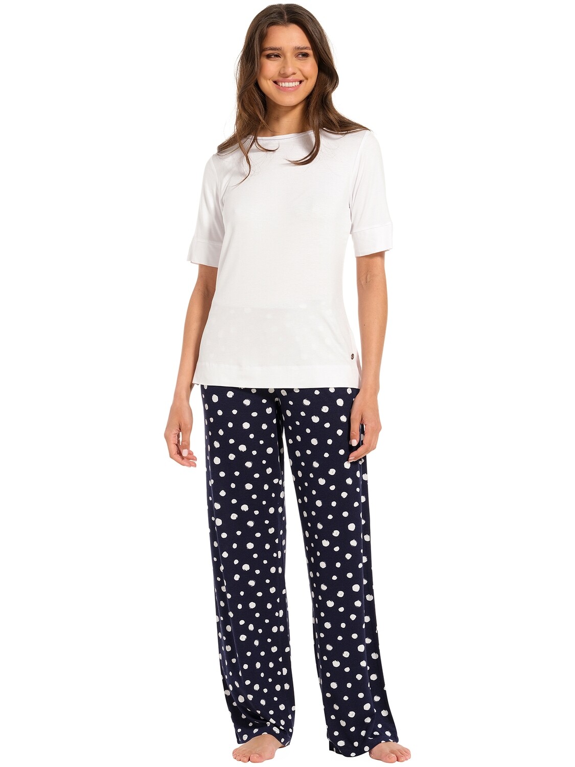 Pastunette broek - Blauw combinatie