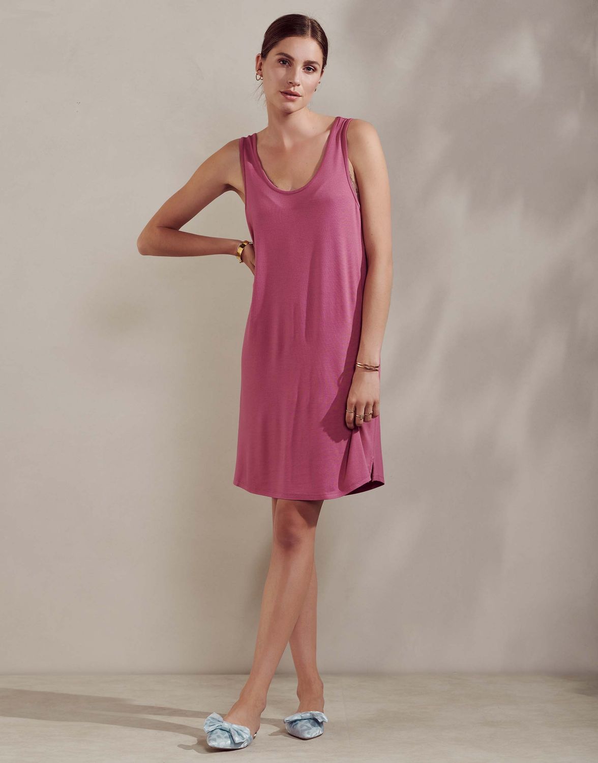 Essenza slipdress - Fuchsia