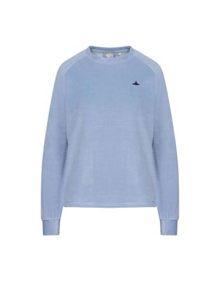 Sweater velours - Licht blauw