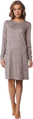 Pastunette dames homedress-nachthemd - Grijs combinatie