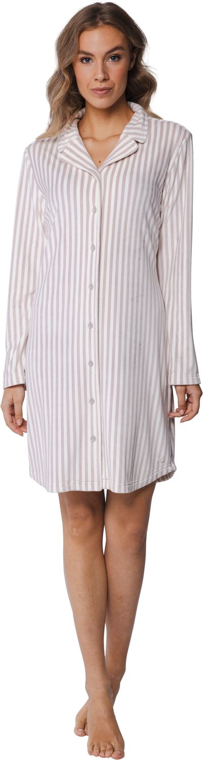 Pastunette fleece nachthemd - Zalm