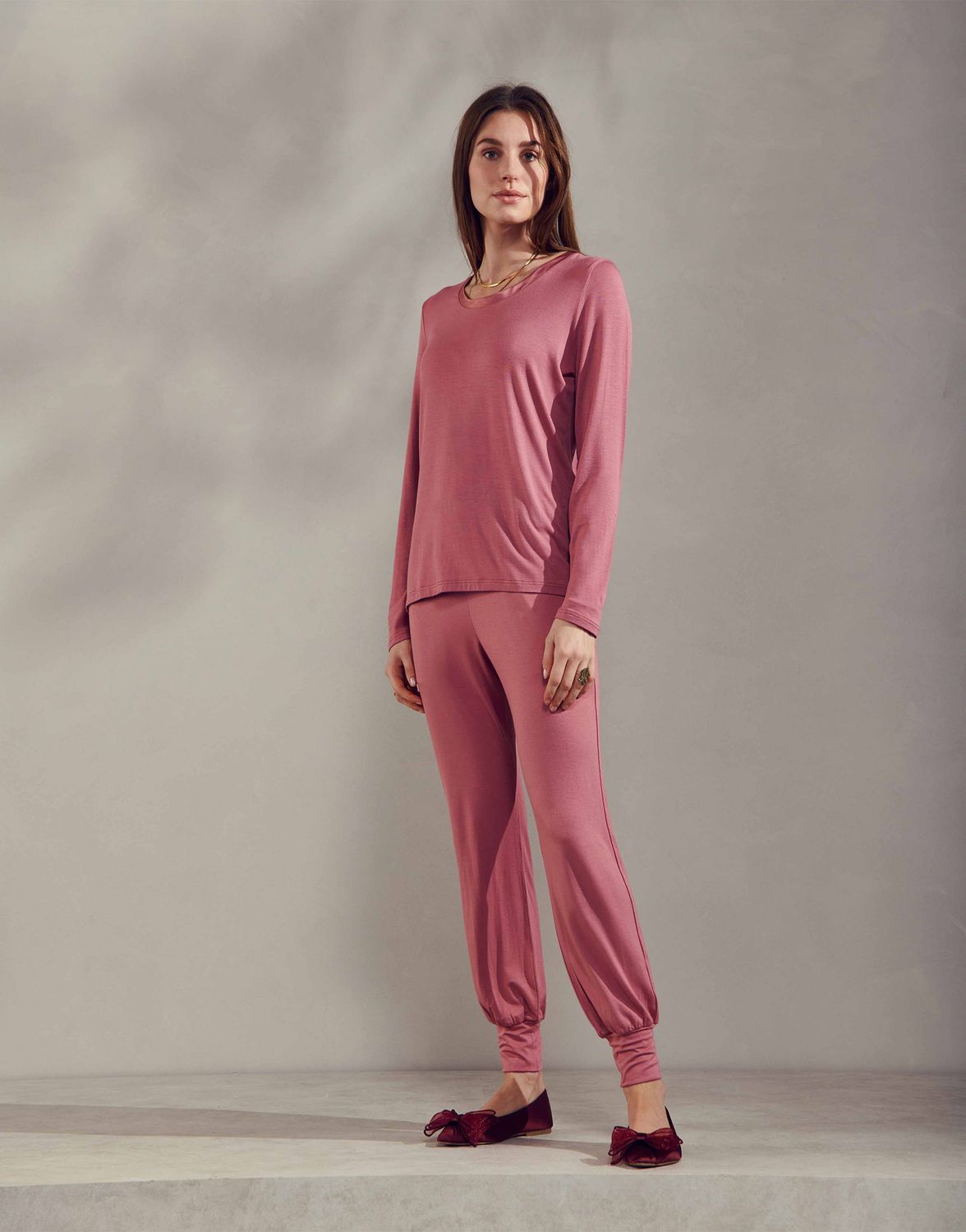 Essenza shirt -Oud roze
