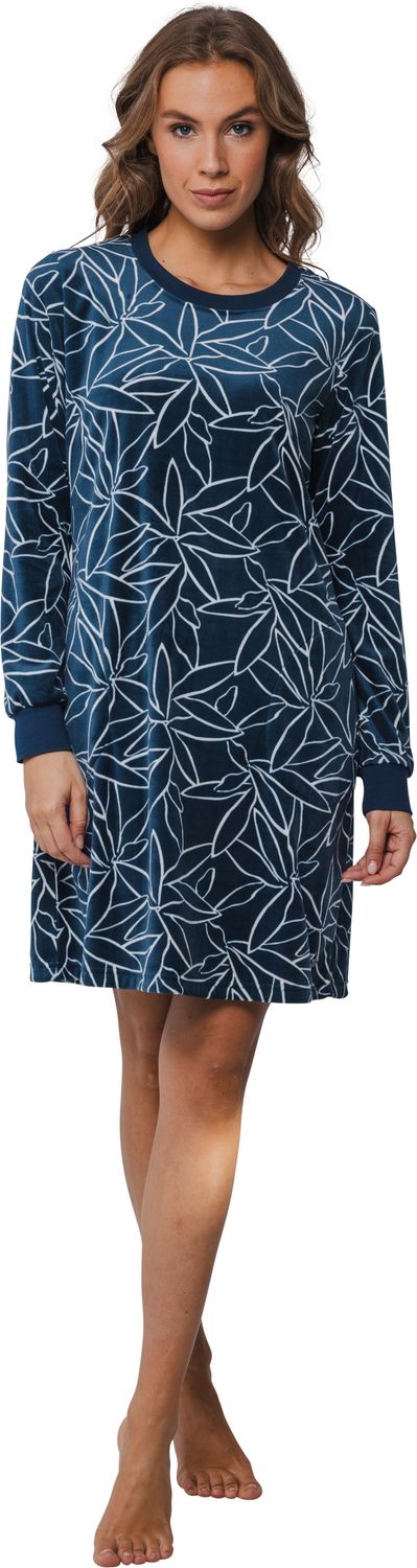 Pastunette Polar Fleece Jurk - Blauw combinatie