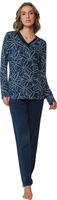 Pastunette Lounge-Pyjama - Blauw combinatie