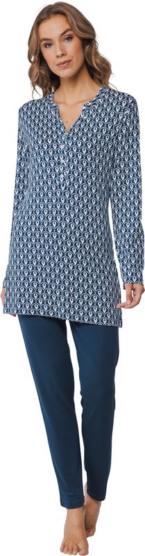 Pastunette pyjama - Blauw combinatie
