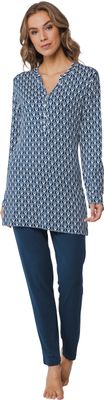 Pastunette pyjama - Blauw combinatie