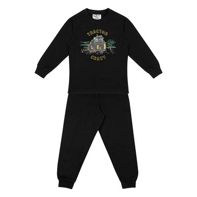 Kinderpyjama  Tractor Crazy - marine