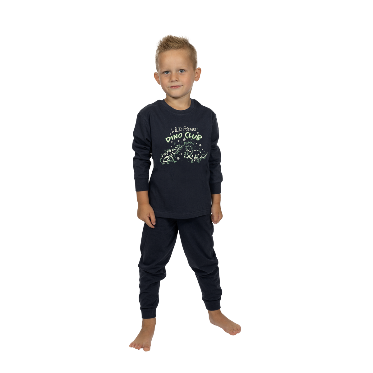 Kinderpyjama  Dino Club - marine