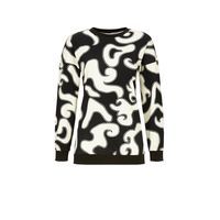 Solo per me tweekleurig shirt - Zwart combinatie