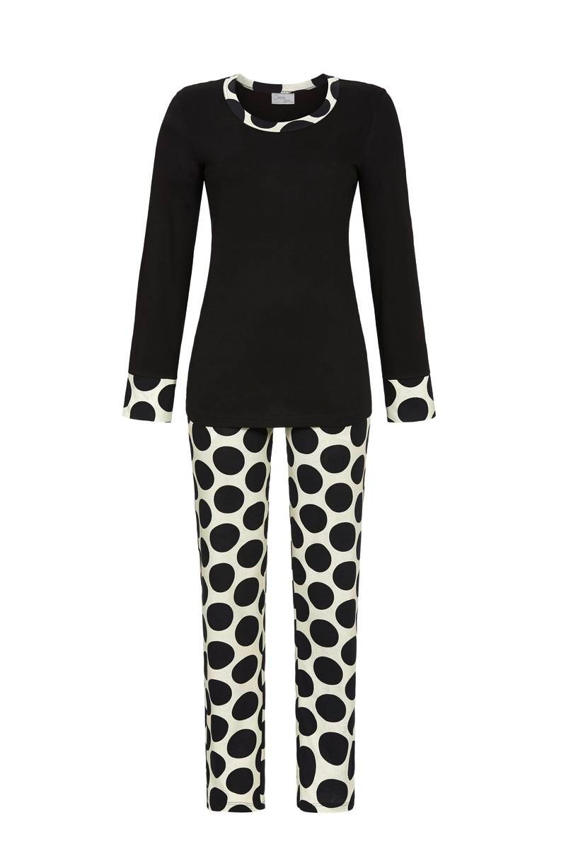 Cherie Line pyjama - Zwart combinatie